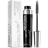 Vegan Mascara Brown Volume and Length Water Resistant - Soft and Hypoallergenic Volumizing Mascara, Organic and Cruelty Free,