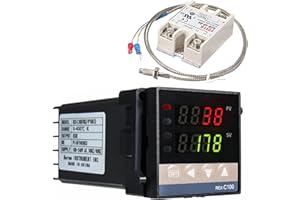 Sensore di temperatura digitale WMLBK-0 ℃ ~ 900 ℃ Allarme REX-C100-LED Regolatore di temperatura PID-AC110V-240V 40A