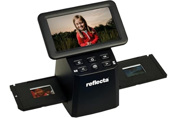 Reflecta X33-Scan - Scanner Diapositives et Négatifs Photo, 15,3 MP CMOS, Résolution 4608x3072 (5760x3840 Interpolée), Écran LCD IPS 5", Correction Automatique/Manuelle de l'Exposition