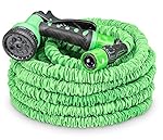 tillvex flexiSchlauch - flexibler Gartenschlauch 30m ausgedehnt, Testurteil GUT, Wasserschlauch flexibel, Gartenteichschlauch dehnbar