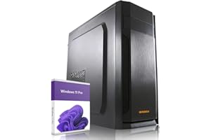 GREED® Basic PC fisso con Intel Core i5 4590 - Computer desktop + PC veloce per ufficio e casa con 3,7 GHz, 8 GB RAM/Memoria - Disco da 512 GB SSD - DVD+RW - USB3.0 - WLAN, Incl. Windows 11 Pro