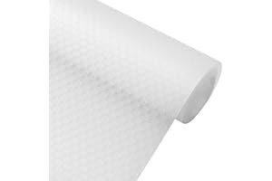 Bäcker & Lecker Schubladenmatte Antirutschmatte Schubladen Matte für Kühlschran Regale, Zuschneidbar, 30 x 300 cm, Transparent (MEHRWEG)