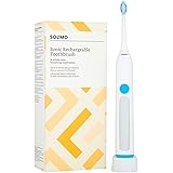Amazon Brand - Solimo Electric Sonic Rechargeable Toothbrush with UK 2 pin plug