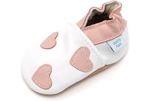Dotty Fish Baby Girls Girls Soft Leather ShoesFirst Walker Shoe