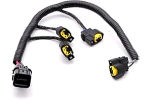 HAOTOM Bobina de encendido del coche Cable Plug Extensión Mazo de cables Compatible Para Kia Rio Soul Ceed Cerato Spectra Forte Rondo Compatible Para Hyundai Elantra i30 Accent 1.6L