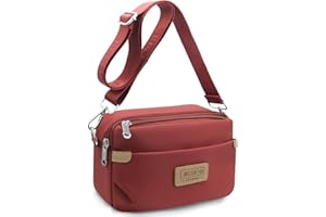 REETEE Bolso Bandolera Pequeño Mujer Casual Impermeable Con Correa Ajustable - Cruzado de Hombro Para Viajar, Escuela