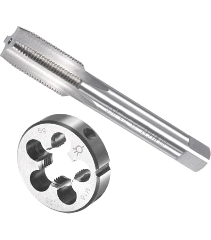 Taraud M6 X 0.5mm H2 Revêtu Titane - Acier Rapide 3 Rainures - Pour Filetage Métal, Bois Tendre