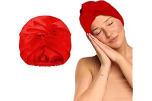 GLOV Questo elegante turban in seta per donna è ideale per mantenere i capelli in ordine e privi di crespo Progettato per offrire comfort durante il sonno garantisce una notte di riposo sereno