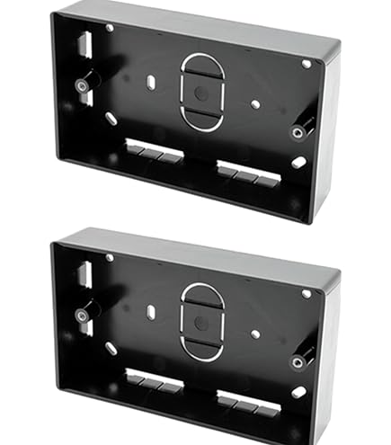 G&H Matt Black Pattress Boxes - Ashdown Light Store