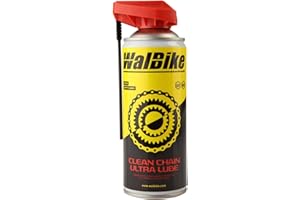 WalBike - Clean Chain Ultra LUBE 400 ml - Pulitore Detergente Lubrificante per Catena Bici