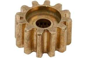 YUMILI 4305-0025-0012 Servozahnrad 12 Zähne Messingzahnrad 25 Zahn Spline MOD 0,8 Zahnrad Ersatz-Servoteile