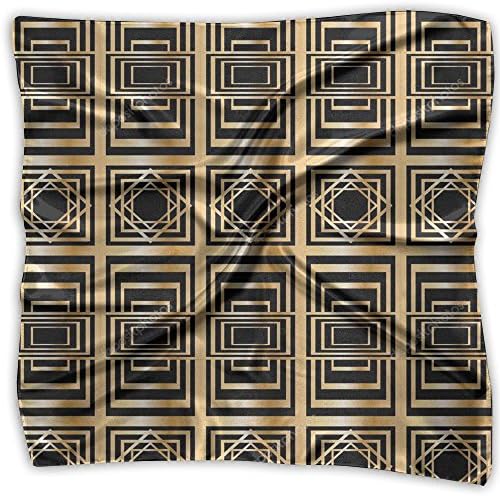 V Gears Woman Psychedelic Geometry Abstract Fashion Chiffon Scarf Silk Scarf