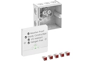 Spelsberg Abox 040-4² Professionelle IP66-Abzweigdose mit 5 schraubenlosen 5-adrigen Klemmen, VDE-zertifiziert, interne Befestigungspunkte für Industrie & Außenbereich (Grau)