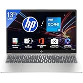 HP Laptop 15, Intel Core i5-1335U-13th Gen, (16GB DDR4,512GB SSD) Anti-Glare, Micro-Edge, FHD, 15.6''/39.6cm, Win11, M365 Bas