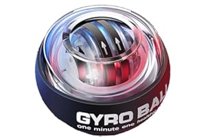 Ezweiji Palla Giroscopica da Polso Ad Avvio Automatico, con Borsa per Palline Originale, Forza del Braccio Rinforzante per Il Polso per Ossa E Muscoli del Polso