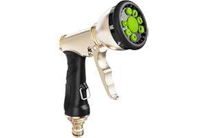 RAINPOINT Gartenbrause, Einstellbarer Wasserdurchfluss Garten Spritzpistolen