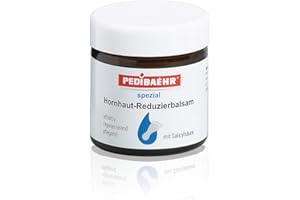 Baehr Hornhaut Reduzierbalsam mit Salicylsäure Fusscreme für verhornte Haut, PediBaehr, 60 ml