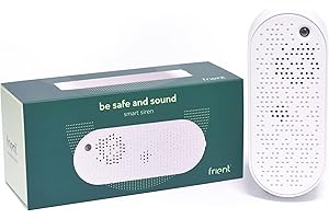 frient Smart Siren | Alarma de Seguridad Inteligente | Protección contra robos | Batería de Emergencia | Extensor de Alcance para Zigbee | Funciona con SmartThings, Home Assistant y Homey