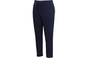 shelikes Mens Trousers Fleece Open Hem Bottoms Track Pants Casual Jogging Joggers with Zip Pockets