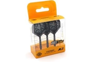 CUESOUL Integrated Dart Shaft and Flights Standard Shape,Set of 3 pcs Unique Designed Pattern