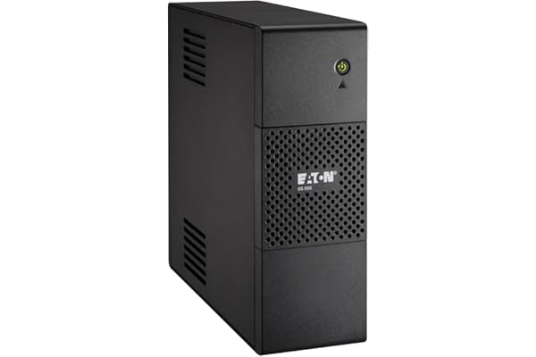 Eaton Onduleur 5S 550 IEC - Line-Interactive UPS - 550VA (4 Prises IEC 10A) Noir (5S550I)