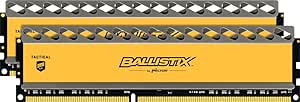 Ballistix BLT2KIT8G3D1869DT1TX0 16 GB Kit (8 GB x 2) DDR3 1866 MT/s (PC3-14900) CL9 1.5 V Tactical UDIMM 240-Pin Memory