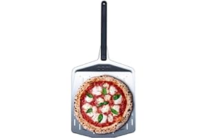 Ooni Pala per Pizza Forata da 12 Pollici (65,9 x 30,5 x 3 cm) – In Alluminio Leggera con Manico Lungo – Accessorio Professionale per Forni – Pale per Pizza e Accessori Pizza