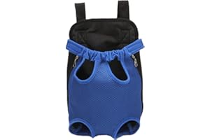 SSLLH Borsa per Cani Marsupio per Cani Trasportino per Cani di Piccola Taglia Dog Travel Carrier Borsa da Viaggio per Cani Pink (Blu-S)