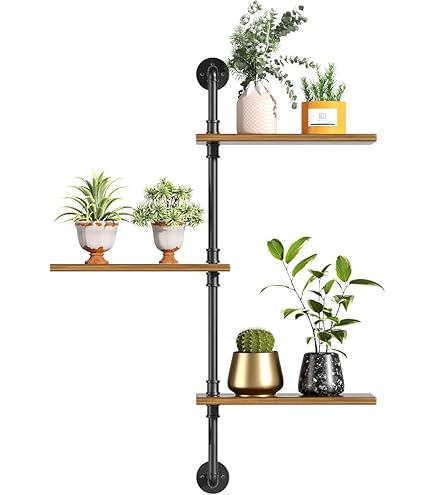 QYLJZB Helder acryl raam hangende plantenplank, hangende planken voor ramen met duurzame metaaldraad, zwevende planken voor woonkamer keuken, 4 lagen