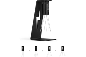 MHW-3BOMBER Herramienta WDT Ajustable 0,25 mm 2.0, Aguja de Espresso con 8 Agujas de Repuesto, Herramienta de Distribución de Café con Soporte Magnético, Accesorio de Barista para Espresso