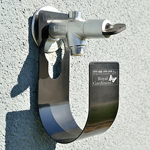 Royal Gardineer Gartenschlauch-Halterung aus Metall zur Anbrinung am Garten-Wasserhahn - 3