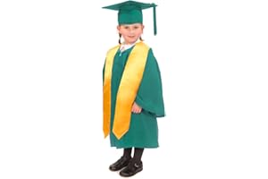 GRADUATION ATTIRE Children's Nursery Graduation Gown, Cap and Stole - Matte