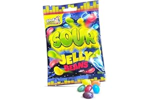 SWEET FLASH Sour Jelly Beans 150g Beutel – Saure Fruchtgummi-Bohnen – Erhältlich in 1er, 5er, 10er & 15er Packs (1)