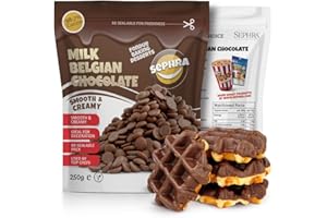 Sephra Belgian Couverture Fountain Ready Chocolate Callets - Milk 250g