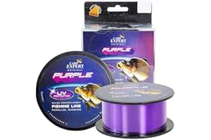 Carp Expert UV Protection Purple 1000m 0,25mm 8,90kg Karpfenschnur Angelschnur Monofile Schnur