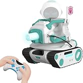Panxer+Maticontroller RC Tank Eilik Robots Blue/Pink/DQ/Silver Crawler Toy with LED Lights and 2.4GHz Remote Control Single/M