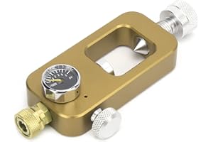 DILWE DIDEEP Scuba Diving Refill Serbatoio Adattatore Adattatore Subacquea per Attrezzature Subacquea, Bottiglia Grande A Piccola 8 MM Manometro 0.5L 1L