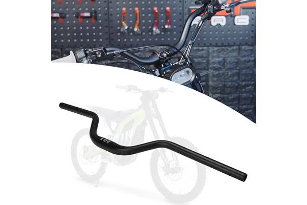 JFG RACING Guidon de moto universel pour vélo Surron Sur-ron Light Bee S/X Segway X160/X260-Noir