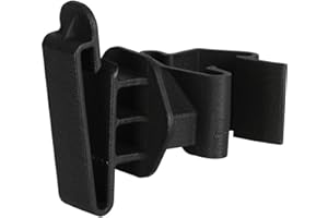 Agrarzone Lot de 25 isolateurs à large bande pour poteaux en T - Noir - Isolateurs robustes - Idéal pour les poteaux de clôture de pâturage - Isolateur en T pour ruban de clôture