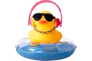 VENCENTE Duck Car Dashboard Decorations - Rubber Ducks Toys Age 12+, Yellow Squeeze Ducks, Christmas Decor & Home Accessories