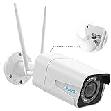 Reolink 5MP HD Telecamera WiFi Esterno di Sicurezza Senza Fili, Videocamera Sorveglianza Esterno WiFi con 4X Zoom Ottico…