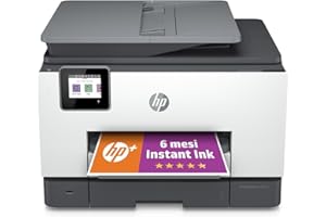 HP OfficeJet Pro 9022e 226Y0B, Stampante Multifunzione a Getto d'Inchiostro A4 a Colori, Fronte e Retro Automatico, 24 ppm, Wi-Fi, 6 Mesi di Inchiostro Instant Ink Inclusi, Nera