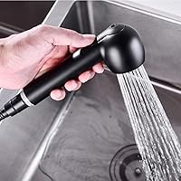 Geschirrbrause Ersatzkopf für Ausziehba Wasserhahn, Brausekopf Küche mit 2 Strahlarten mit Hochwertiger Perlatoren…