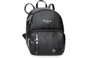 Pepe Jeans Sprig Mochila casual fabricada en Piel Sintética., Tirantes anchos y ajustables que se adaptan, bolsillo frontal. De Joumma Bags