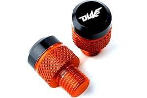 ZeNaha Tappo a vite for tappo foro specchietto retrovisore moto/tappo valvola pneumatico compatibile con DUKE 125 200 250 390 690 790 DUKE390