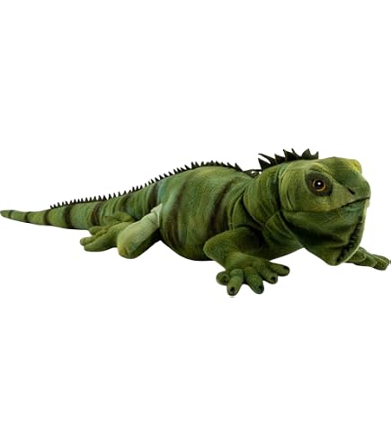 Stofftier Bartagame – 60 Cm Groß, Naturgetreues Plüschtier, Waschbar, Für Kinder, Sammler Oder Deko, Echsen-Kuscheltier