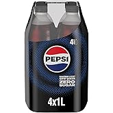 Pepsi Zero Sugar Kola Pet 4 x 1 L