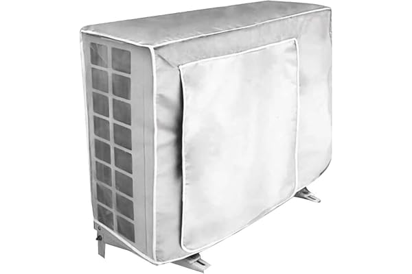 Bavokon Housse Climatiseur Extérieur - Couverture Etanche Climatiseur Housse Anti-poussière Couverture Climatiseur pour La Maison,Anti Poussière Anti Neige Imperméable Résistant Au Soleil