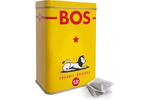 Rooibos BOS 100 grammi, 40 filtri, confezione in latta (1)