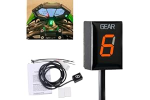 MOQIAOSEIKO Motorrad Ganganzeige Ganganzeige kompatibel mit Kawasaki ZX6R ZX-6R ZX6RR ZX-6RR Z750 Z1000 Z 750 1000 ER-6N ER6N